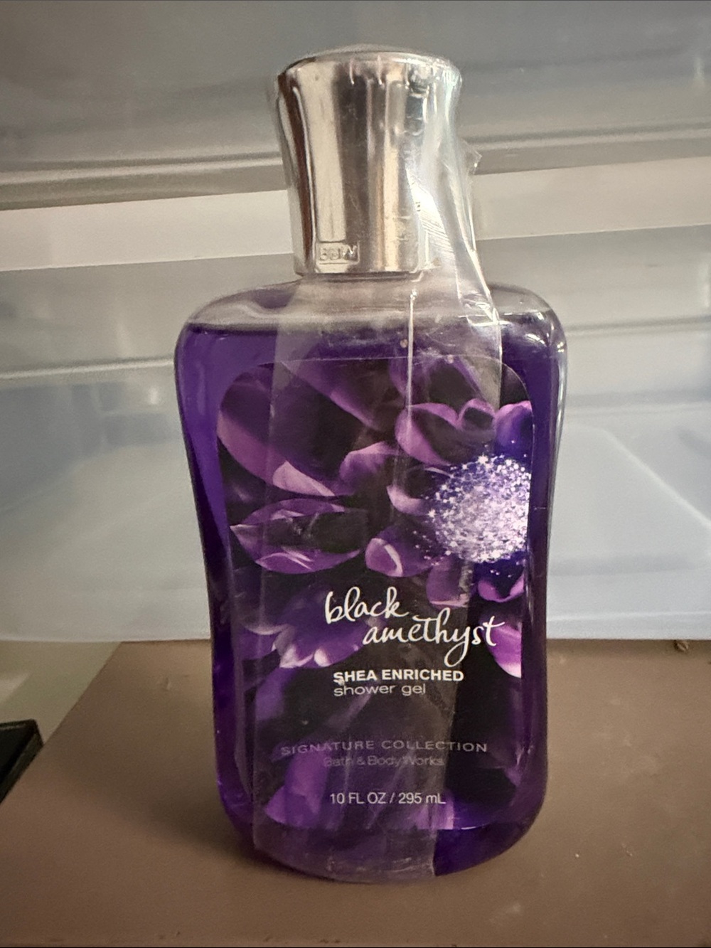 Brand new sealed rare Bath & Body Works Black Amethyst Shower Gel purple vintage
